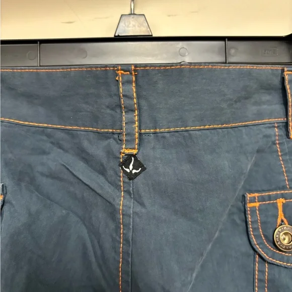 PRANA Blue Cropped Cargo Pants Athleisure - Picture 6 of 10